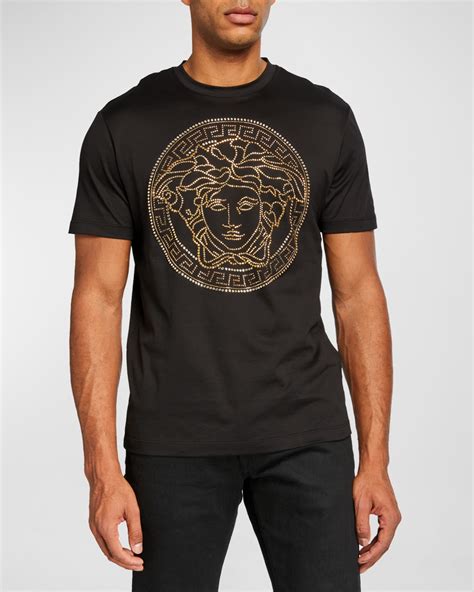 versace geometric medusa t shirt sale|Versace Medusa print t shirt.